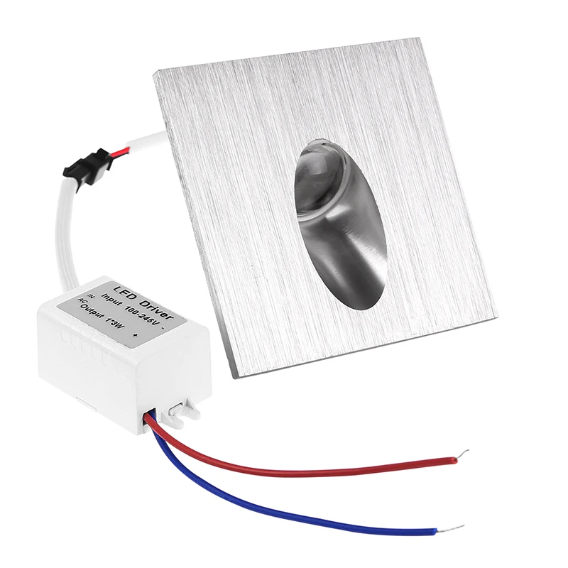 Lemonbest современная светодиодная настенная лампа 1 Вт Алюминий тела встраиваемый