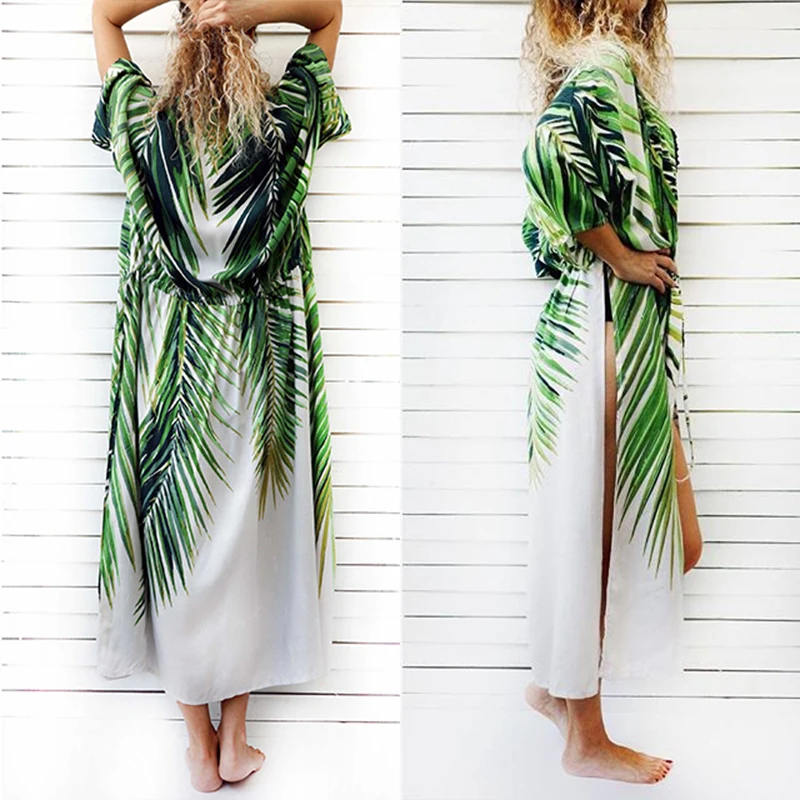 covers up women sexy beach cover up embroidery swimsuit swimwear ladies tunics kaftan beach dress beach wear women robe de plag free global shipping