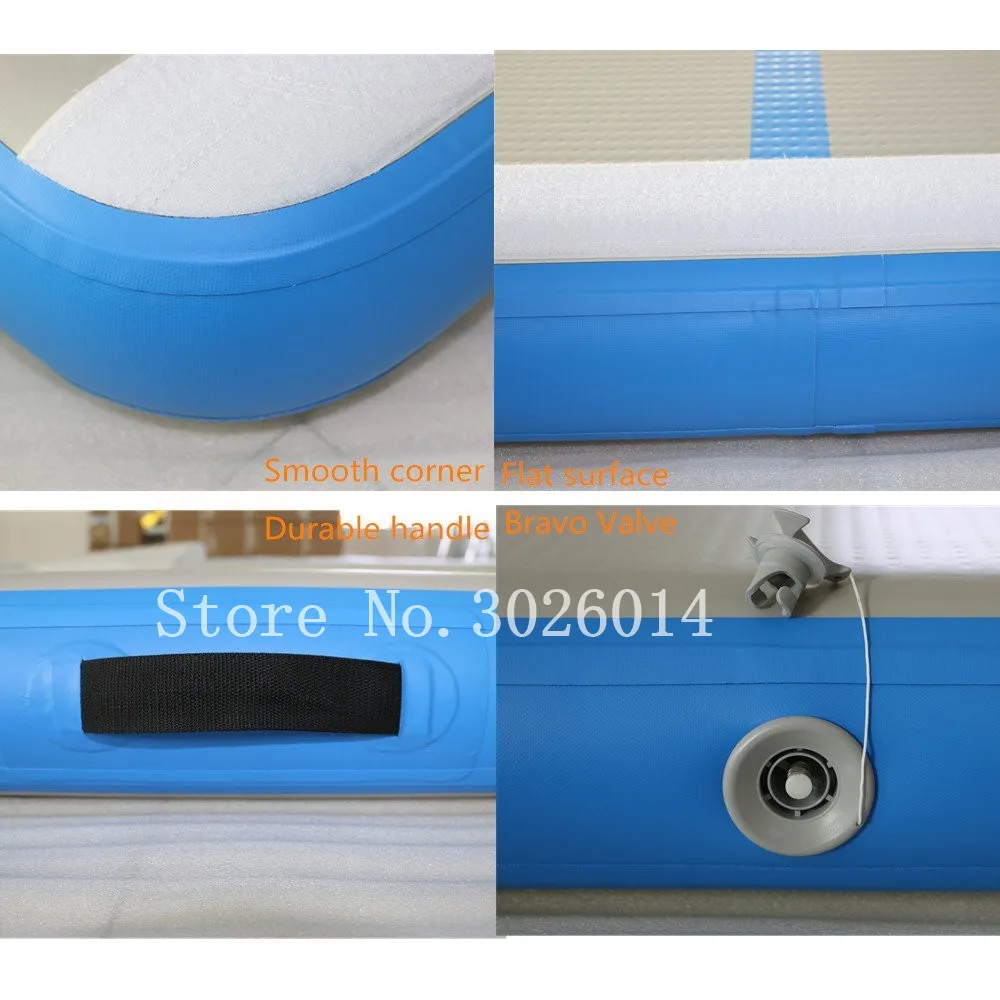 Дешево Надувной гимнастический коврик 7x1x0,2 м для гимнастики, воздушный Дорожный Коврик, напольные коврики с электрическим воздушным насосом для д...