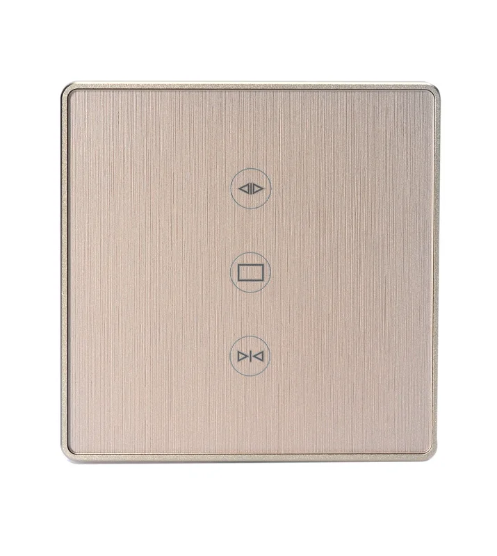 Золото/серебро Tuya Smart Life WiFi занавес переключатель для электрического моторизованного занавеса слепой рольставни работает с Alexa& Google home - Цвет: Gold EU UK