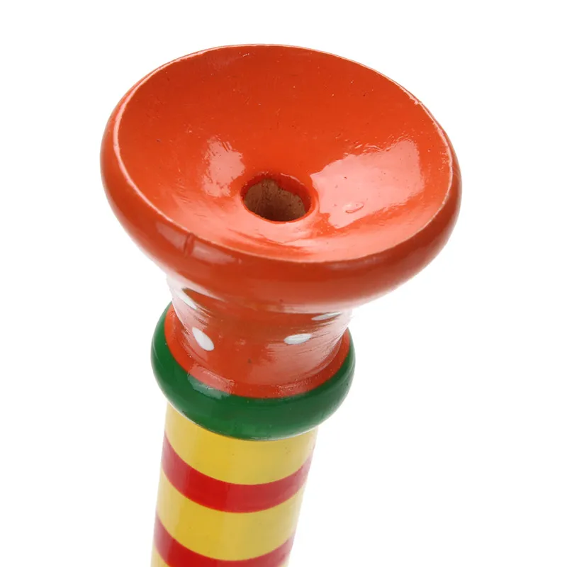 Красочная деревянная труба Buglet Hooter Bugle развивающая музыкальная игрушка для детей Детские деревянные игрушки, музыкальный инструмент
