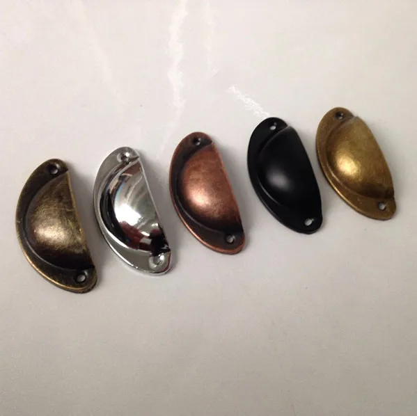 20 шт./лот 7 см длинная труба корпус антикварная ручка ящик тянет коробка ювелирных