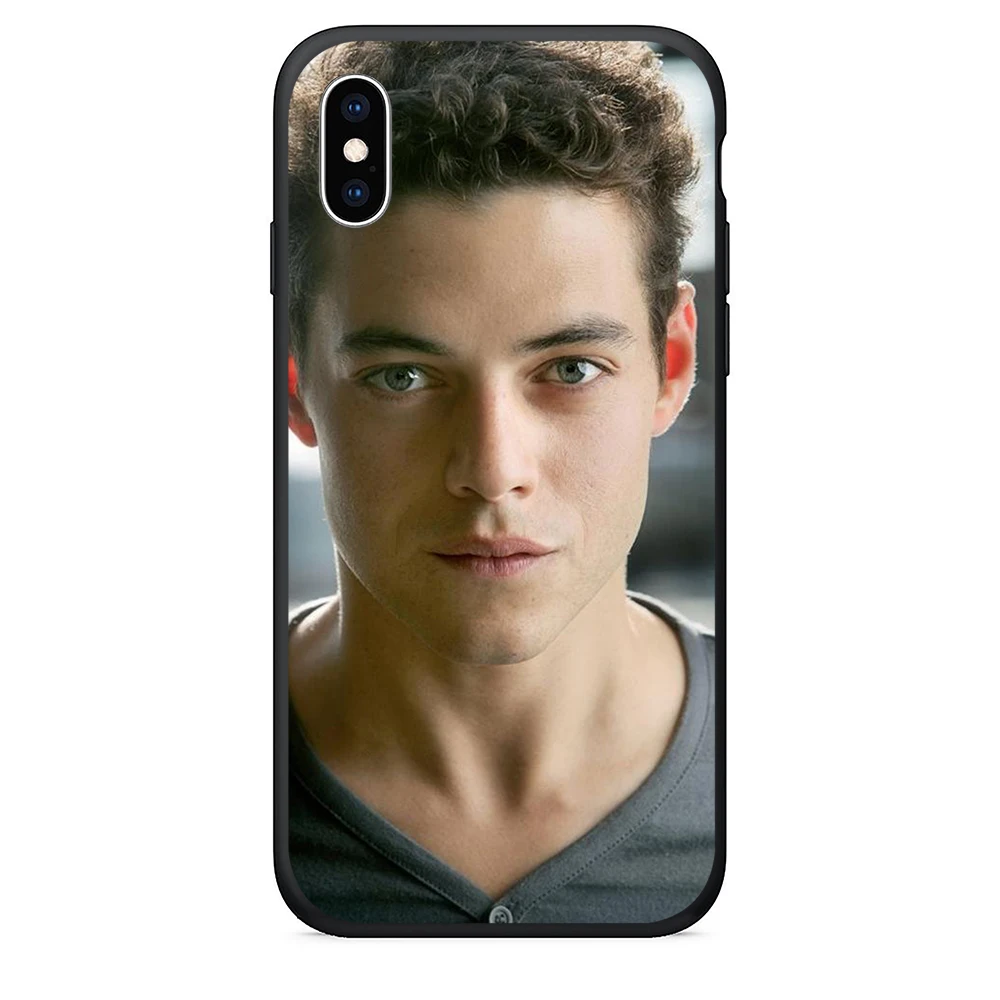 Чехол для телефона из ТПУ iPhone x Силиконовый чехол Mr Robot 7 8 Plus xr xs max 5S se |
