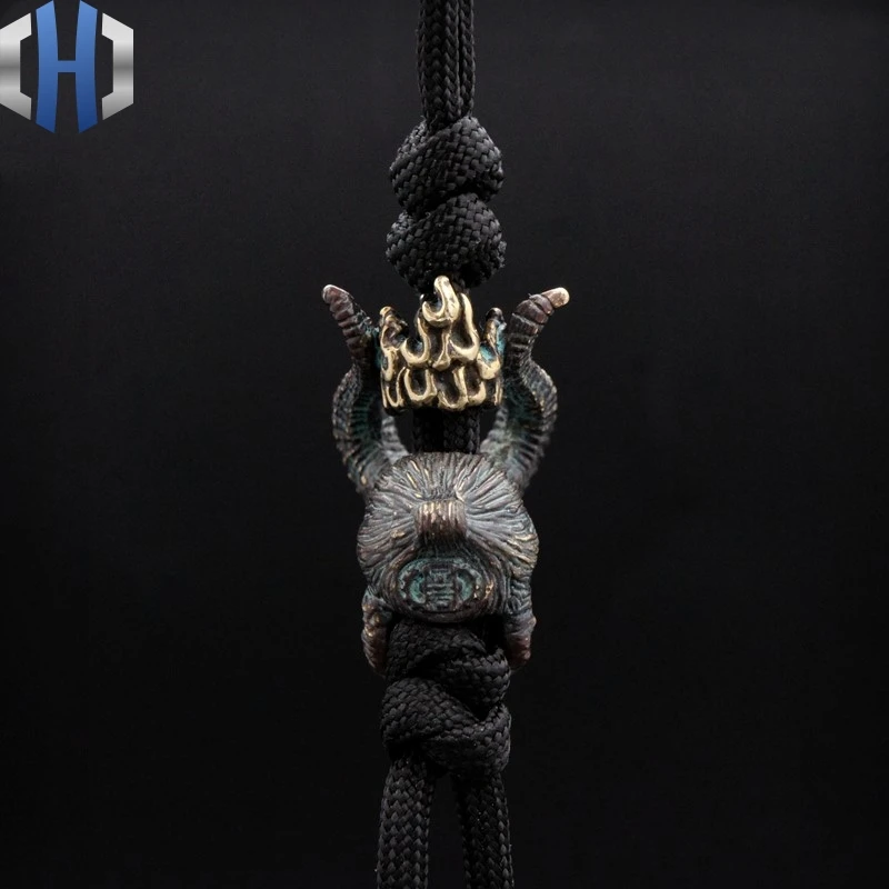 Оригинальный Hell Baron нож Зонт Кулон EDC кулон ручной работы DIY бусы|Уличные