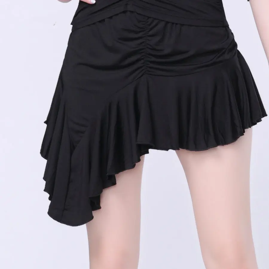 

Fashion Ballroom woman latin dance skirt Tango costume Sexy rumba samba dance skirt for women training dress performance wears