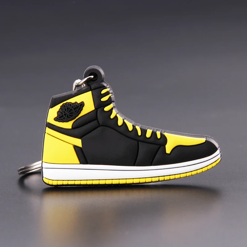 Picture Color9 Mini Jordan 1 брелок для обуви для мужчин и женщин брелок Классический Цвет AJ Ретро поколение баскетбольные кроссовки брелок - Цвет: Picture Color9
