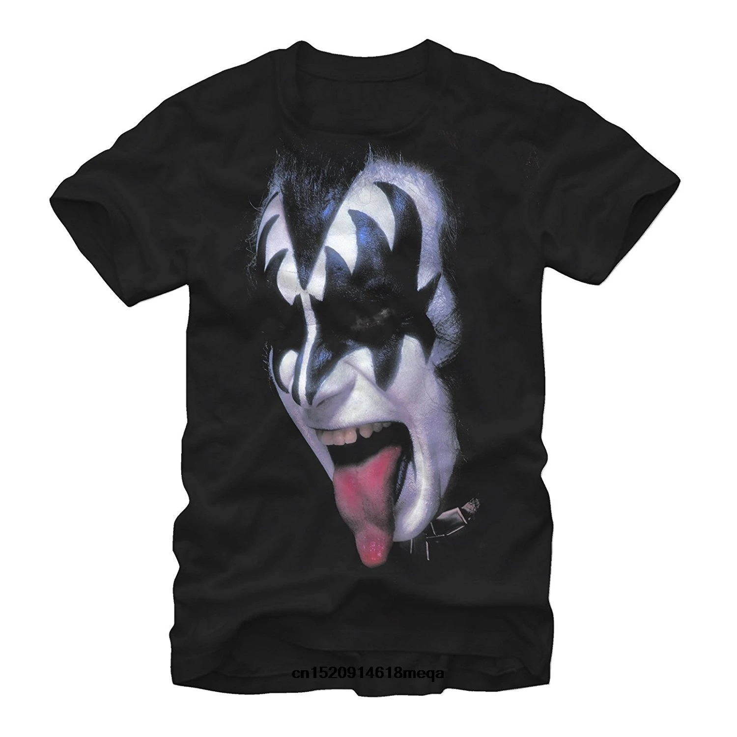 KISS Gene Simmons язык Мужская графическая футболка Летняя Oneck причина футболки | одежда