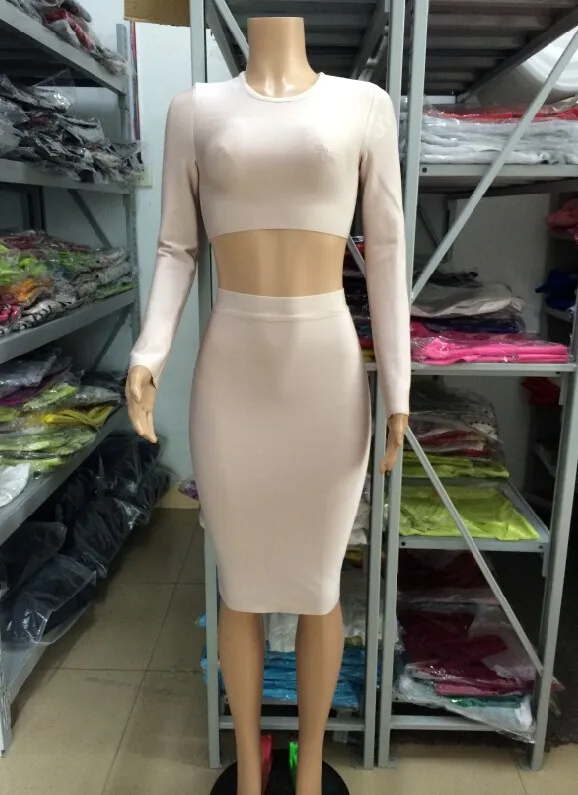 2018 женское сексуальное 2 шт повязка платье красное черное с длинным рукавом