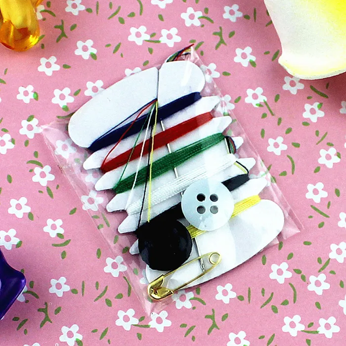 50 мешков мини набор для шитья портативный комплект игольчатая нить штифтов