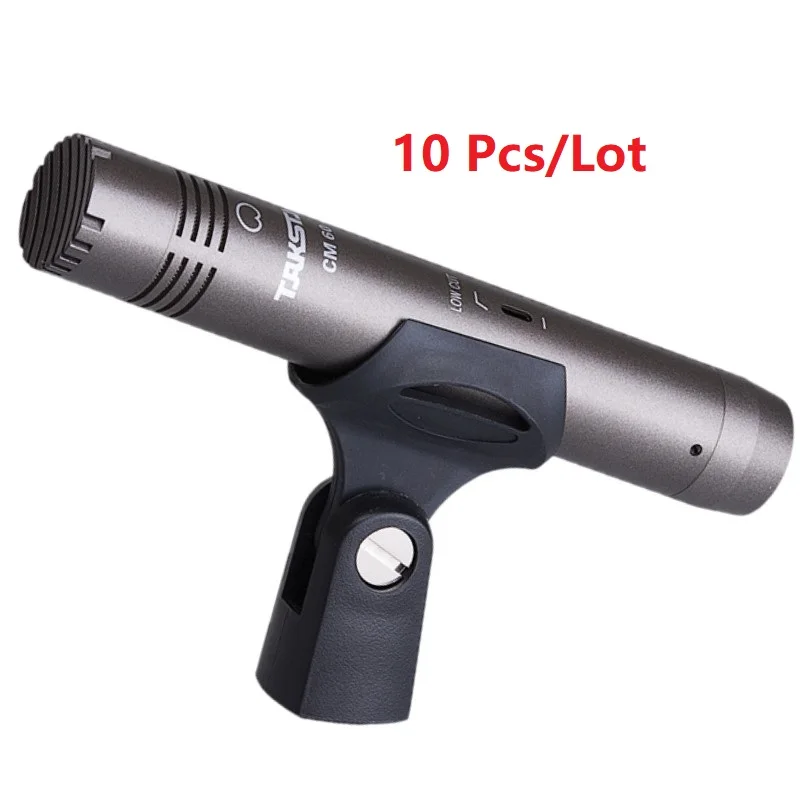 10 шт./лот Takstar cm-60 профессиональный микрофон для записи портативный