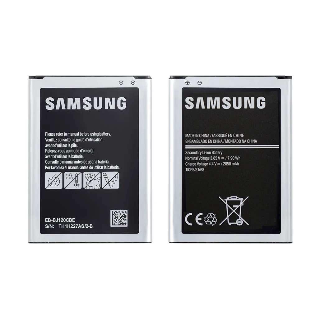 20PCS Original Batteries for Samsung Galaxy J1 2016 Express 3 J120F J120A J120T J120 EB-BJ120BBE EB-BJ120CBE Top Quality | Мобильные
