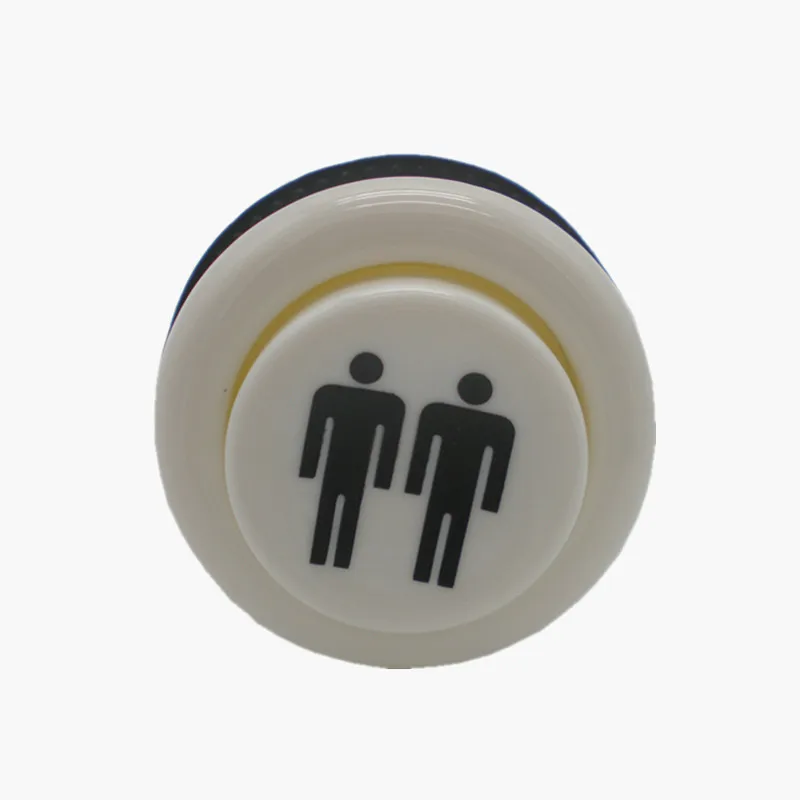 

1 шт., круглая кнопка P1 P2 P в американском стиле с микровыключателем высокого качества для игрового автомата