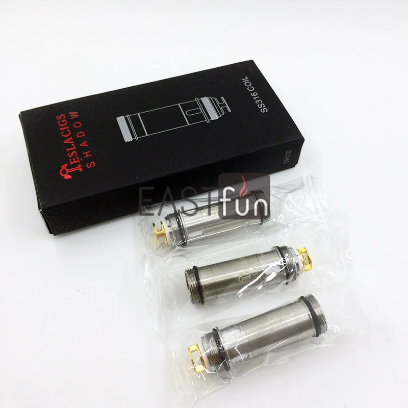 5 шт. Оригинал Тесла скрытая спираль теневая катушка SS316 0.6ohm 0.28ohm стелс для Tesla