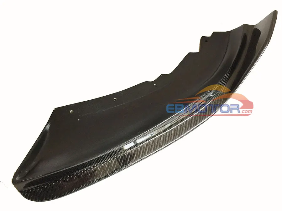 Настоящее углеродное волокно авто передний бампер сплиттер фартук автомобиль