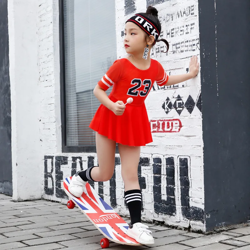 Обувь Для Девочек Цельный купальник прекрасная роза для девочек милые