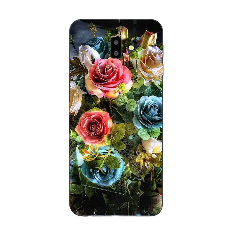 P17 Чехол J6plus Capas для samsung J6 Plus, силиконовый мягкий чехол из ТПУ с принтом для samsung Galaxy J6 Plus J 6 Plus J610 J610F J6+ чехол - Цвет: P17