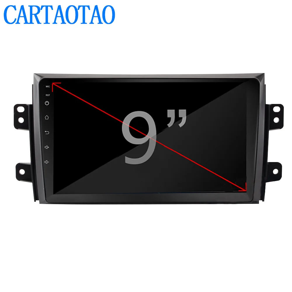 2 DIN Android автомобильный навигатор gps DAB+ автомобильный Радио мультимедийный плеер для Suzuki SX4 2006-2013 автомобильный Радио навигационный плеер 2 Гб+ 32 ГБ