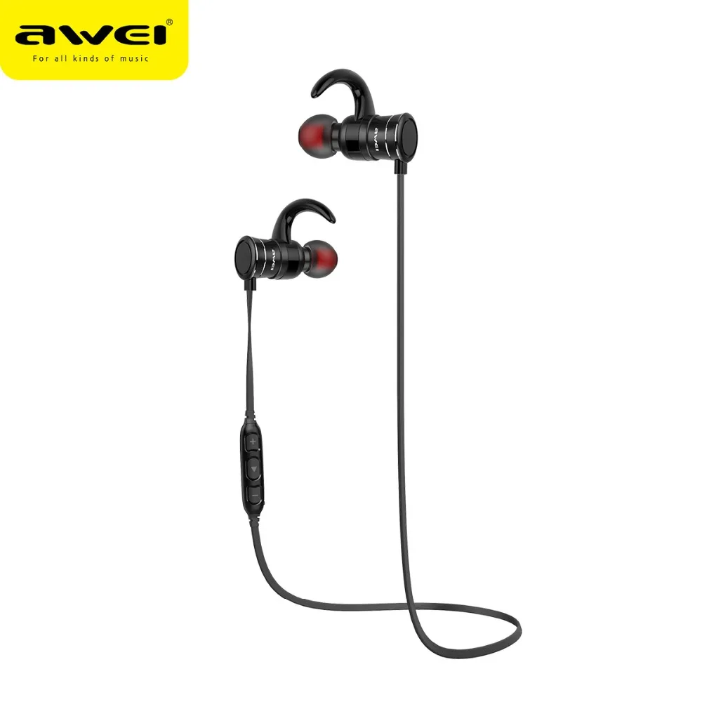 Беспроводная Спортивная Bluetooth гарнитура AWEI AK5 водонепроницаемые наушники с