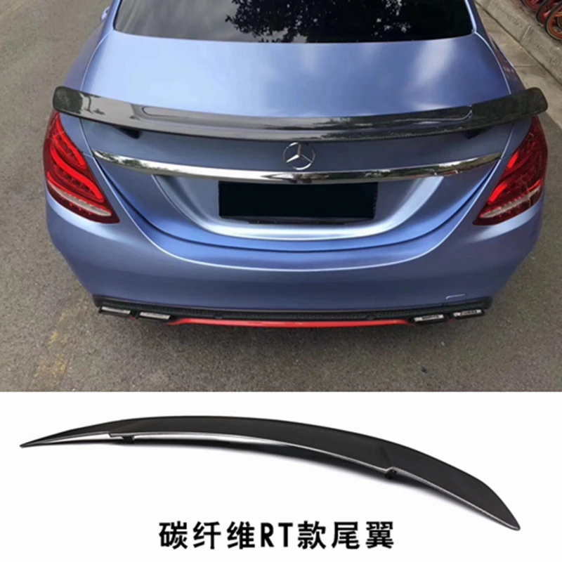 Спойлер для Mercedes W205 C180 C200 C300 C350 C450 C220 4 двери 2015 2017GT стильный задний спойлер из