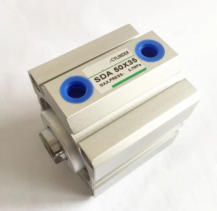 

Размер отверстия 25 мм * 70 мм ход SDA миниатюрный Электрический компактный пневматический цилиндр двойного действия