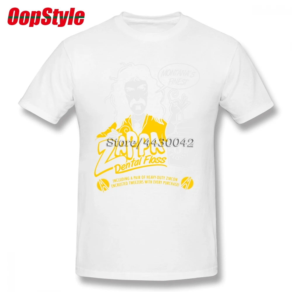 Frank Zappa T-shirt For Men Dropshipping Summer Short Sleeve Cotton Plus Size Custom Team Tee 4XL 5XL 6XL | Мужская одежда
