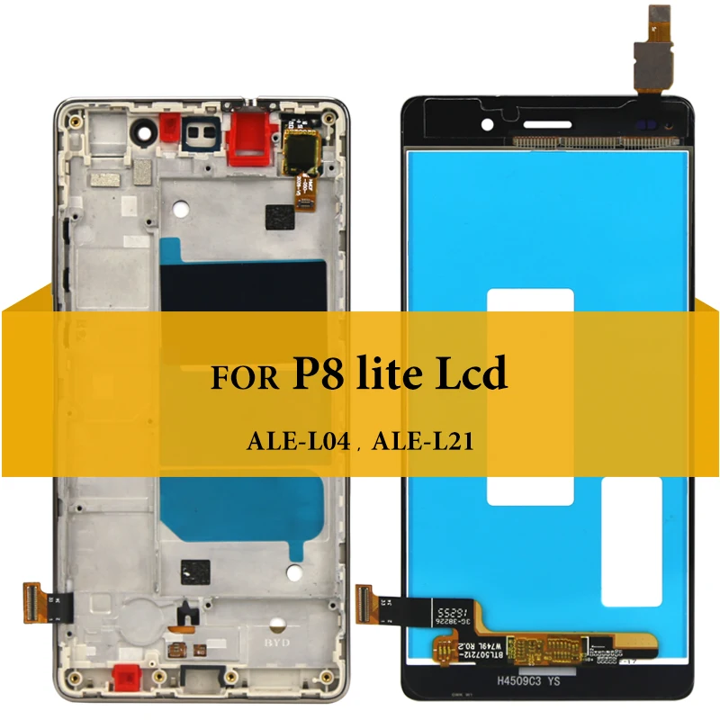 Без битых пикселей все Протестировано для huawei P8 Lite ALE L04 L21 ЖК дисплей мобильного