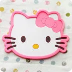Новый силиконовый мультфильм Kawaii Totoro Hello Kitty Baymax нескользящий коврик для