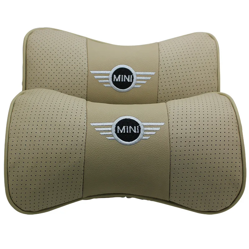 KUNBABY кожаная Автомобильная подушка для шеи 2 шт. чехол подголовника аксессуары Mini