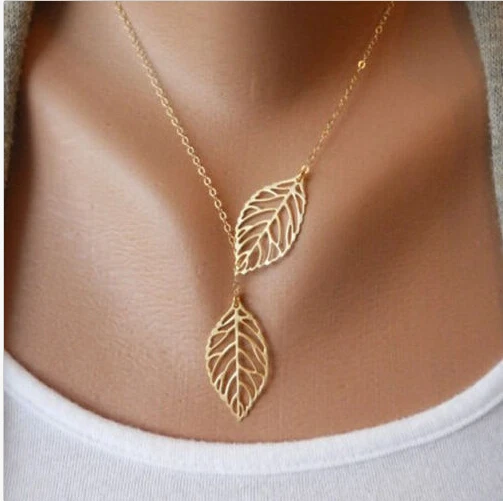 Dazzling Gold Plated/Silver Plated Chain Necklace Cross Leaf Bird Pendant 2015 the most popular jewelry Women | Украшения и
