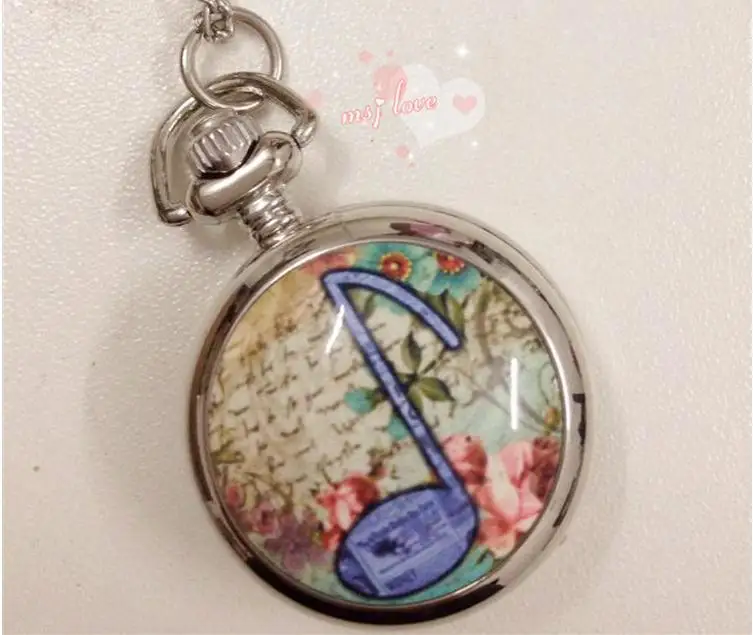 

Wholesale fashion design Enamel Quartz watches Retro Sweater chain pendant Necklace pocket watch