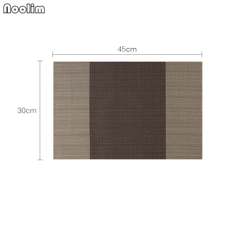 NOOLIM 4 шт./лот салфетка под столовые приборы ПВХ коврик для обеденного стола