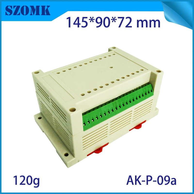 Пластиковый корпус для крепления на din рейку 145*90*72 мм 4 шт.|box connector|electronic connectorpcs