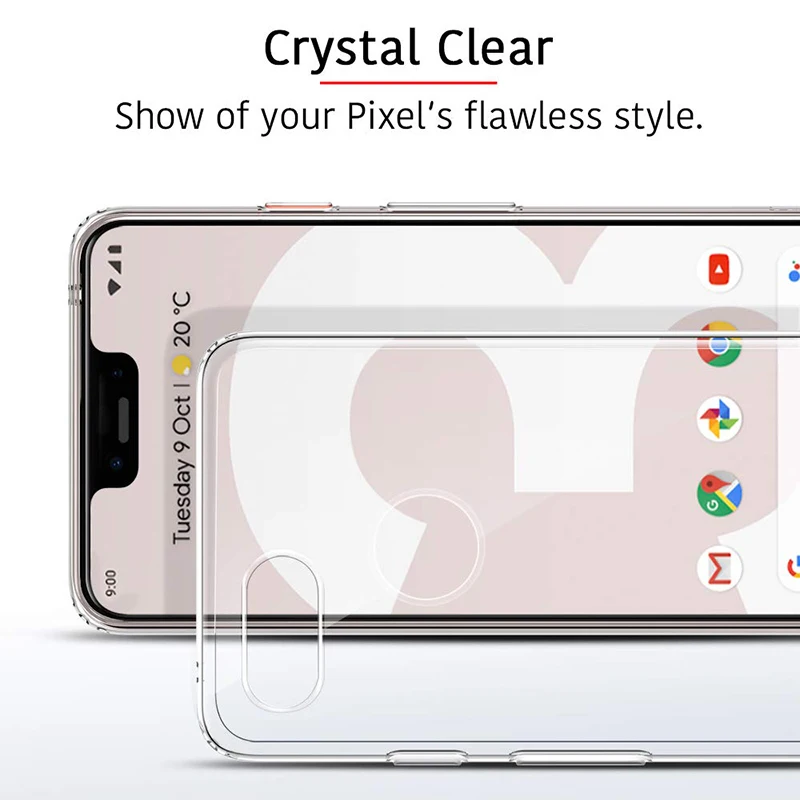 Чехол для мобильного телефона Google Pixel 3 3XL прозрачные чехлы из мягкого ТПУ 360