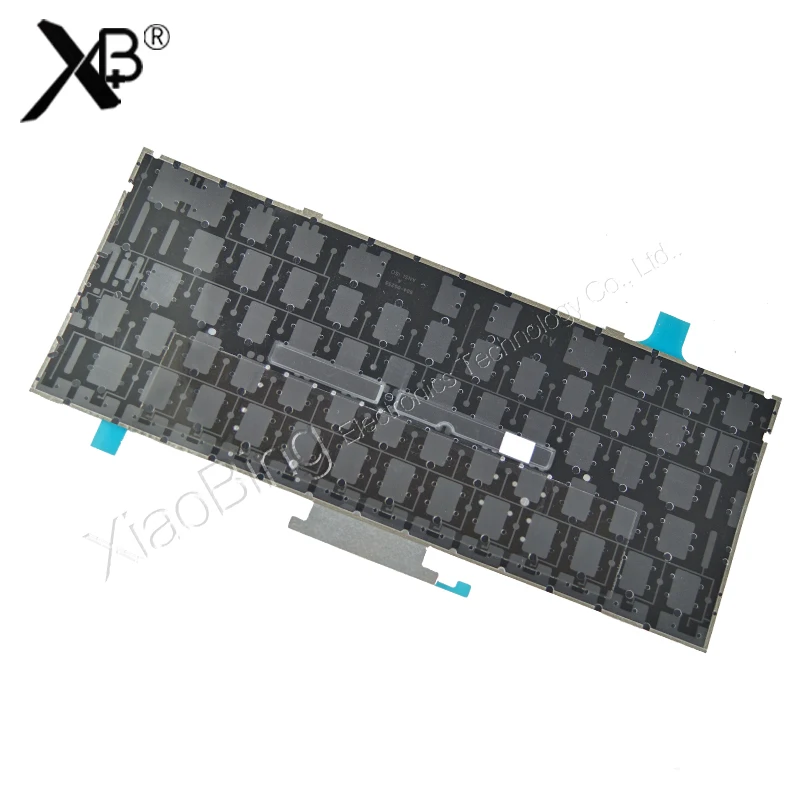 Черная крышка клавиатуры A1534 пленка с подсветкой для Macbook 12 &quotRetina US UK макет 2015 2016