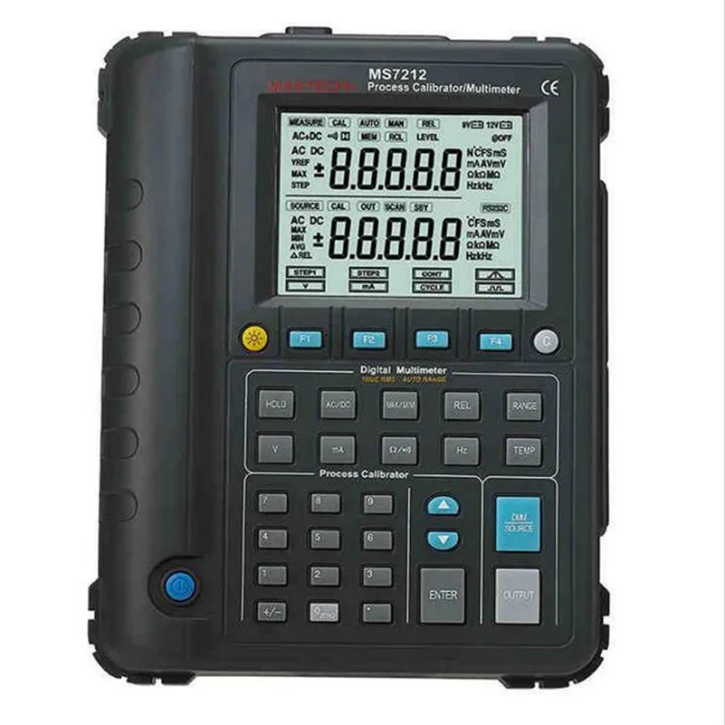 

Digital Multimeter USB RS232 Mastech MS7212 Process Calibrator Voltmeter Ammeter Ohmmeter Thermometer Frequency Diagnostic-tool