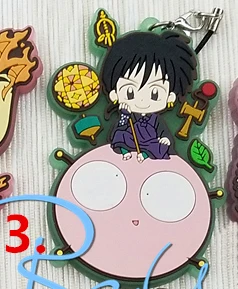 3 Горячая аниме Инуяша брелок телефон шарм кулон ремень косплей реквизит - Цвет: 3