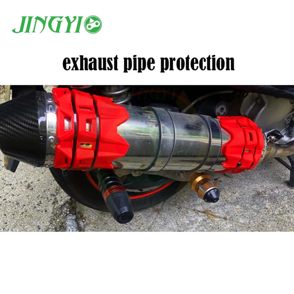 Motorcycle Exhaust muffler covers For yamaha r1 2004 honda forza 125 suzuki gsf bmw r1100s breakout kawasaki z750 bajaj | Автомобили и