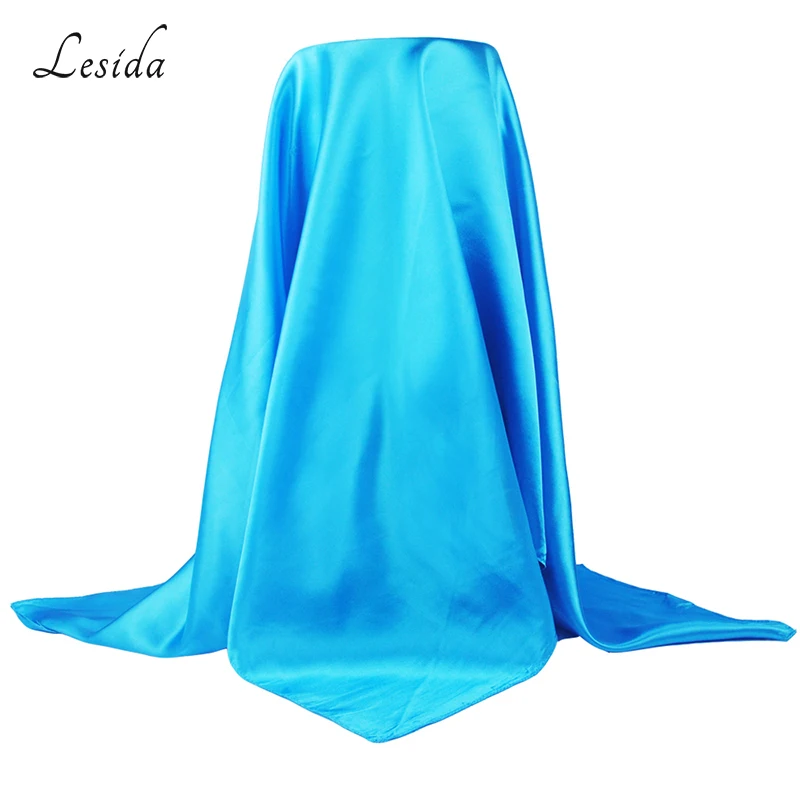 Шарф женский квадратный однотонный из шелка с бантом 90*90 см 9008|fashion shawls|cheap shawlsquare