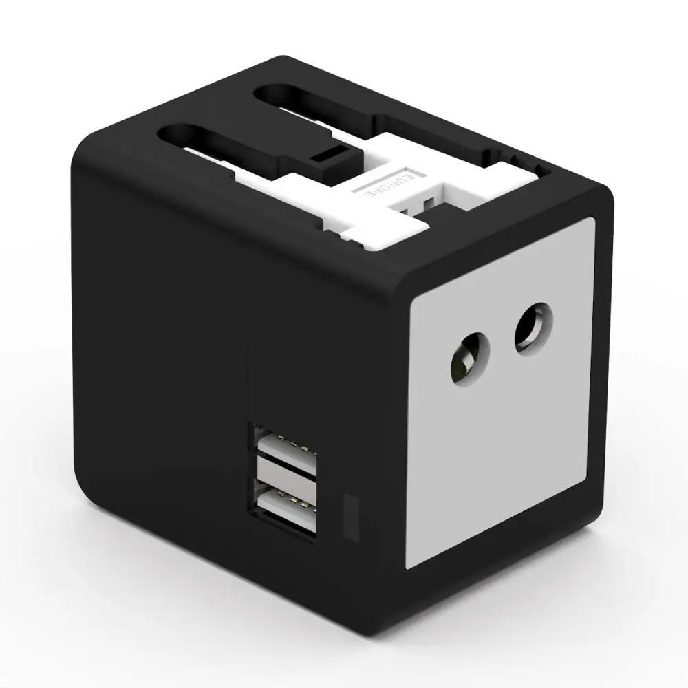 Feliztrip TR 18 дорожный адаптер Международный универсальный питания все в одном с 2 USB