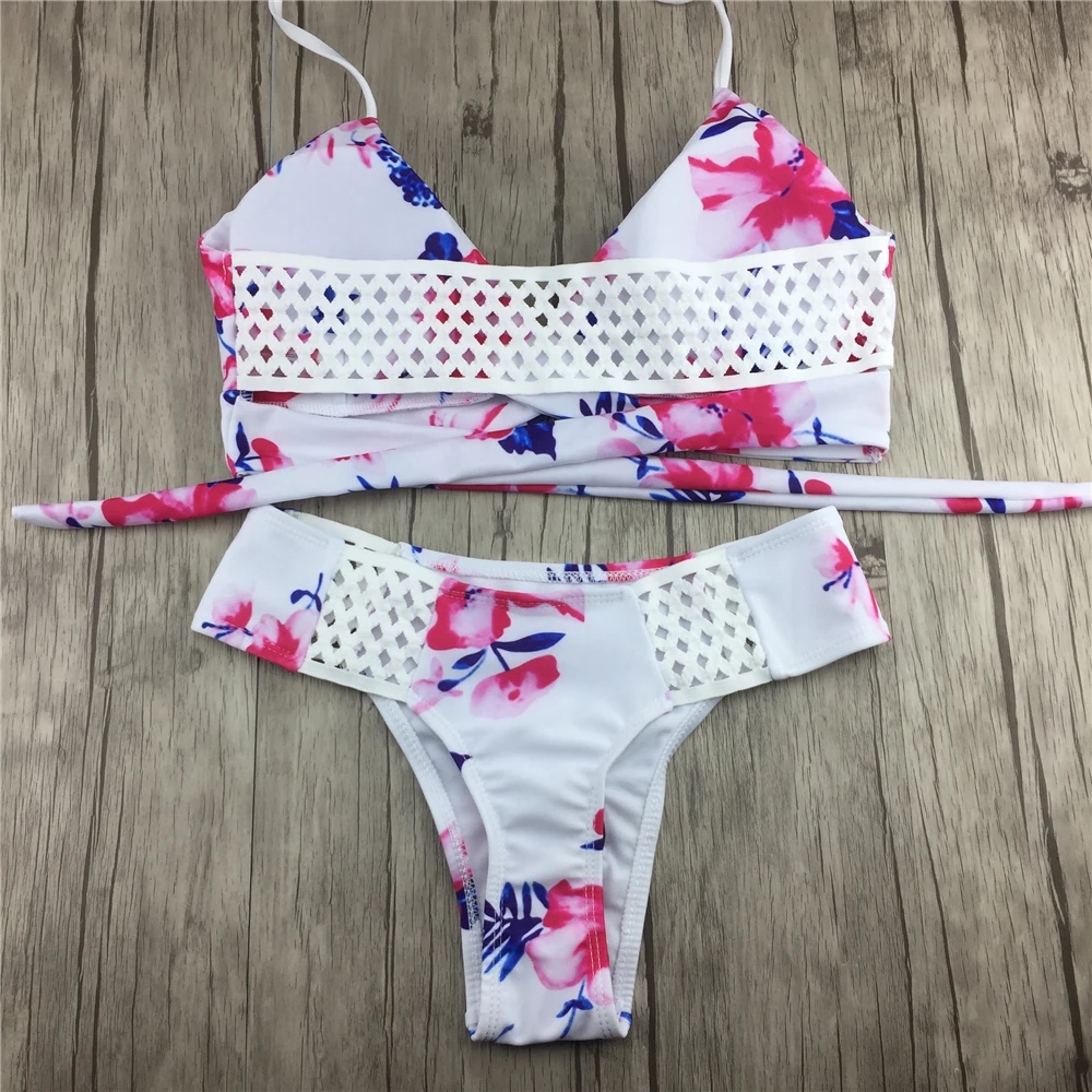 2017 сексуальный комплект бикини с низкой талией Maillot de Bain Femme купальник женский