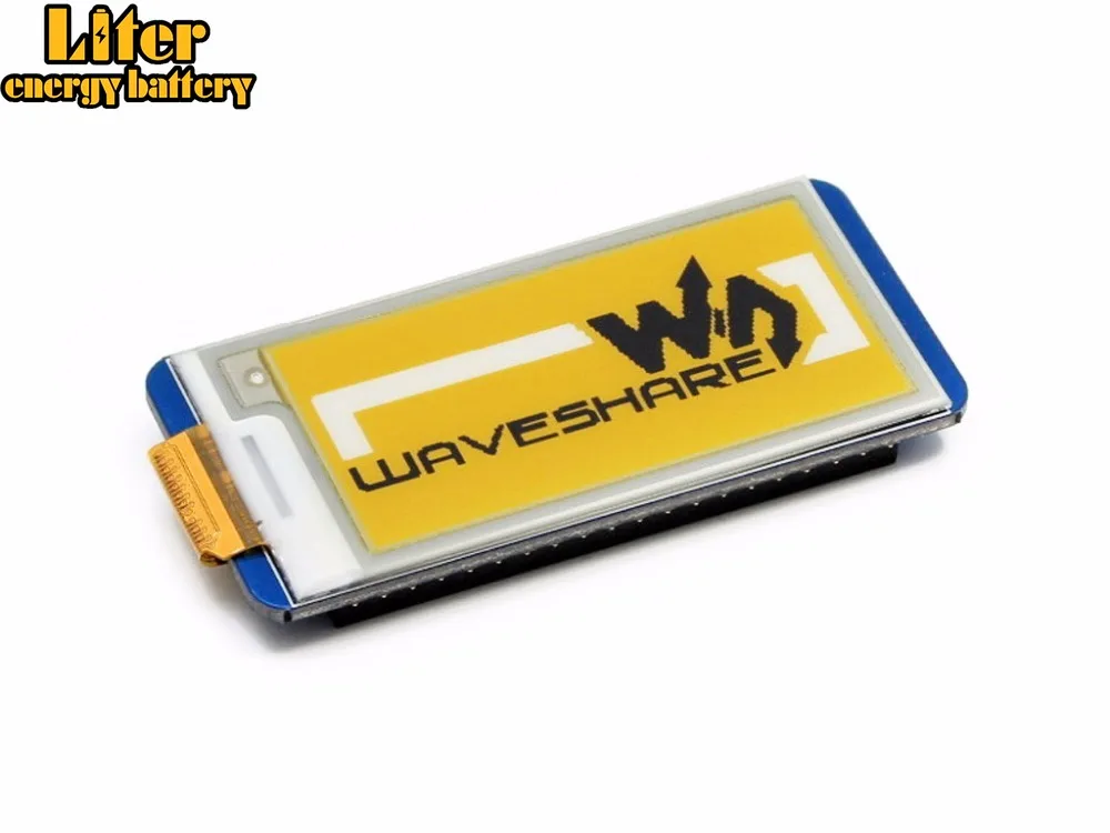 Waveshare2.13inch e Paper HAT (C) 212x104 E paper для Raspberry Pi2B/3B/Zero W желтый черный белый трехцветный