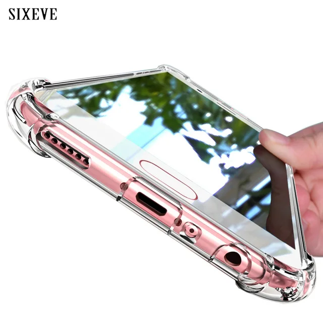 Усиленный чехол для телефона iPhone 11 Pro 12 mini X XR XS Max SE2020 прозрачный мягкий