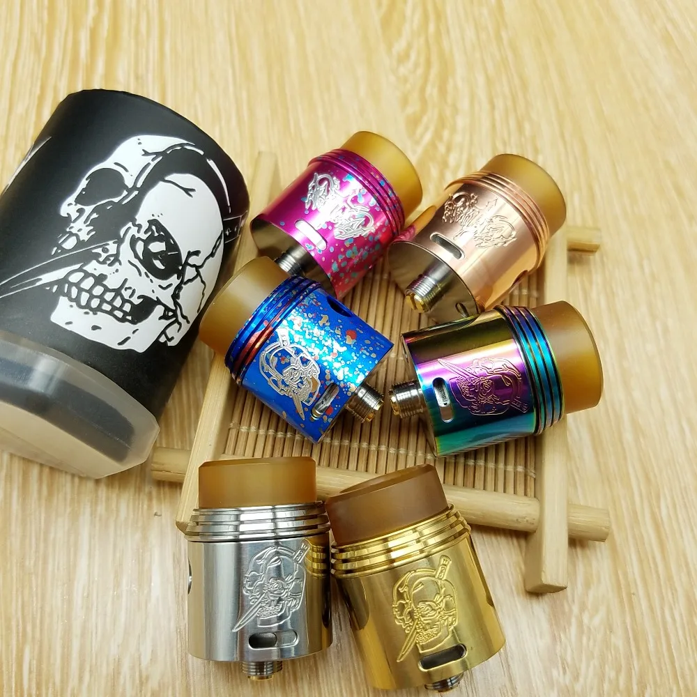 CYAN Rapture RDA распылитель с широким наконечником 24 мм перестраиваемый испаритель бак