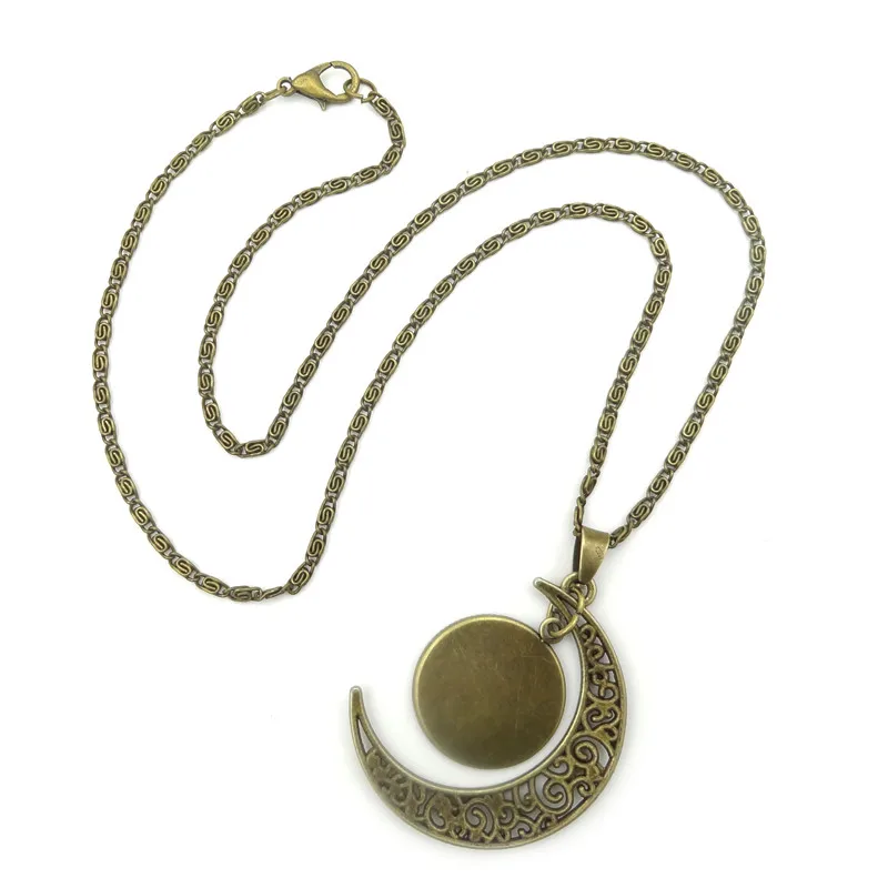 Ожерелье с подвеской в виде Луны фото вашего ребенка|custom necklace|chain necklacesilver chain necklace