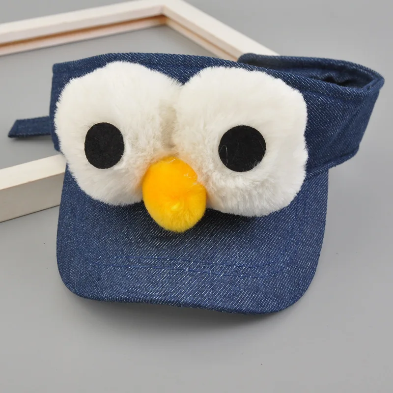 Новые модные детские регулируемые летние шляпы Детские милые большие глаза