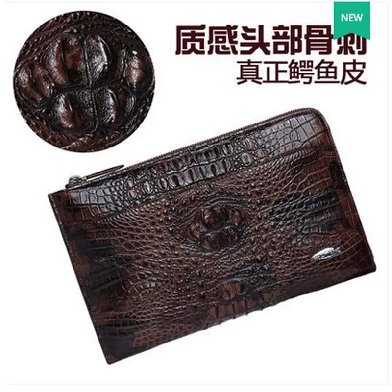 Новая мужская сумка yuanyu из крокодиловой кожи сумка-клатч |