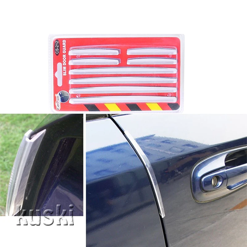 8 шт./компл. Автомобильная защита двери края угла бампера буфера отделки молдинг