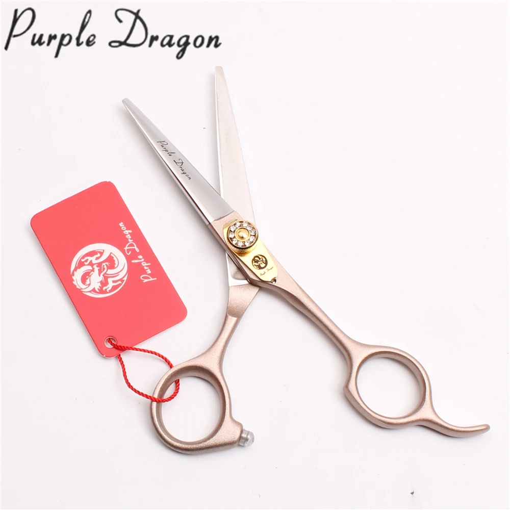 Профессиональные Парикмахерские ножницы 6 дюймов 17 5 см 440C Purple Dragon для стрижки