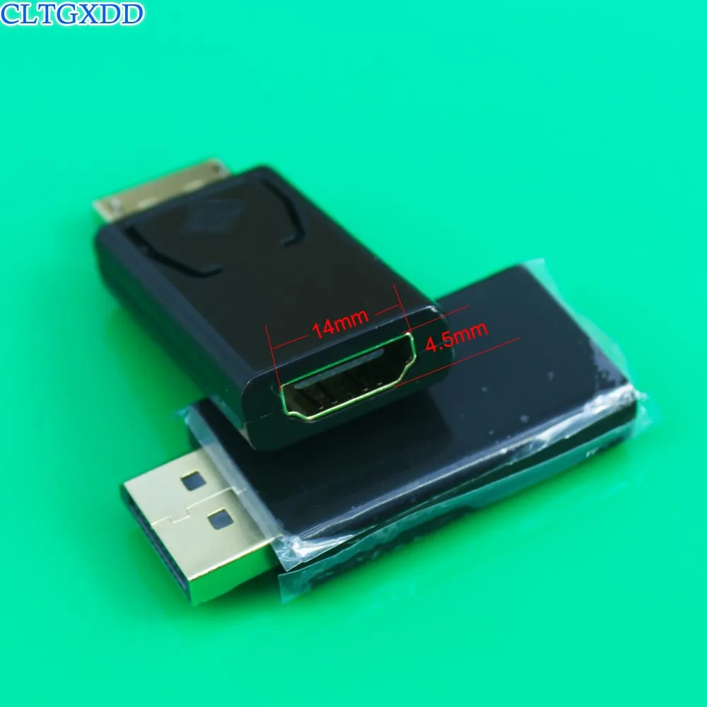 Стандартный переходник DP папа HDMI мама с покрытием для порта дисплея кабельный