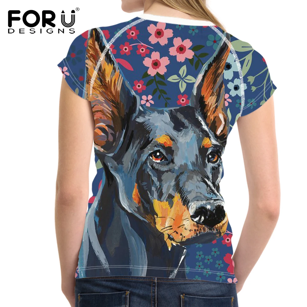 FORUDESIGNS/женская летняя одежда футболка топы с О-образным вырезом на шее женская